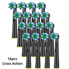 16/20PCS Brush Head nozzles for Oral B Electric Toothbrush Replacement Head Refill Sensitive Floss Cross Action for Oralb