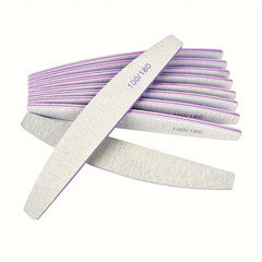 50Pcs Nail Art Files 100/180 Nails Accessoires Gel Nail Polish Polishing Pedicure Manicure Buffers Nail Care Tools lime a ongle