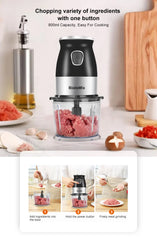 BPA FREE 500W Portable Personal Blender Mixer Food Processor With Chopper Bowl 600ml Juicer Bottle Meat Grinder Baby Food Maker