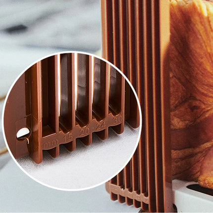 Toast Bread Slicer Stand, Foldable Plastic Cutting Tool, Sandwich Cutter Mold, Loaf Cutter Rack, Baking Tool, Kitchen Gadgets