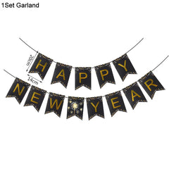 2025 Crown Number Foil Balloons Happy New Year Eve Party Decoration Photo Booth Props Supplies Christmas Home Decor Navidad 2024