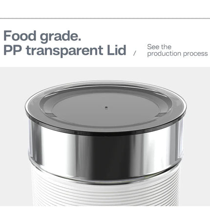 HiBREW Milk Frother Frothing Foamer Chocolate Mixer Cold/Hot Latte Cappuccino fully automatic Milk Warmer Cool Touch M1A