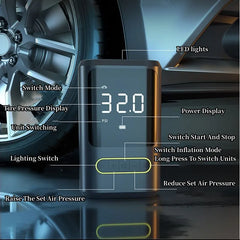 1pc Wireless Car Air Compressor Air Pump Electric Tire Inflator Pump for Motorcycle Bicycle Boat AUTO Tyre Balls Inflatable