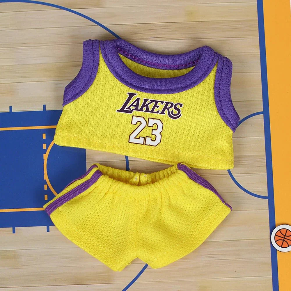 Labubu Lakers Basketball Outfit