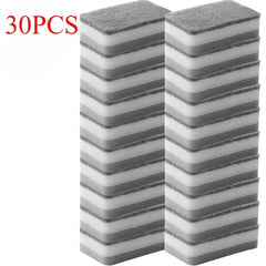 30/5pcs Magic Cleaning Sponges Double-sided Reusable Kitchen Sponge Wipes Pan Pot Dishwashing Scouring Pads Brush Clean Tools