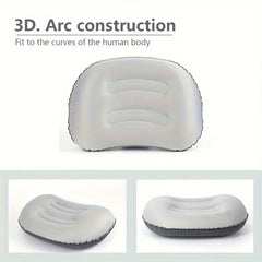 Camping Pillow with Ultralight Inflatable Pillow for Neck Lumbar Support Upgrade Backpacking Pillow