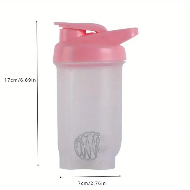 300ml/10.59oz Water Bottle For Drink Plastic Leak Proof Sports Bottles Protein Shaker Water Bottle Mixing Cup Kitchen Drinkware