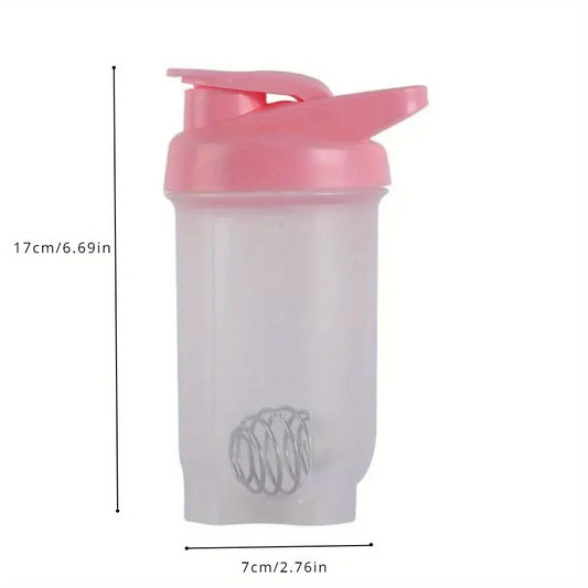 300ml/10.59oz Water Bottle For Drink Plastic Leak Proof Sports Bottles Protein Shaker Water Bottle Mixing Cup Kitchen Drinkware