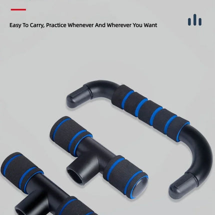 Non-Slip Push Up H-Shaped Support Bar Stand Home Fitness Power Rack Gym Handles Pushup Bars Exercise Arm Chest Muscle Training