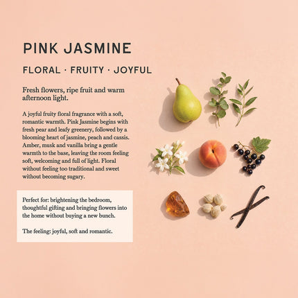 Pink Jasmine Scented Jar Candle