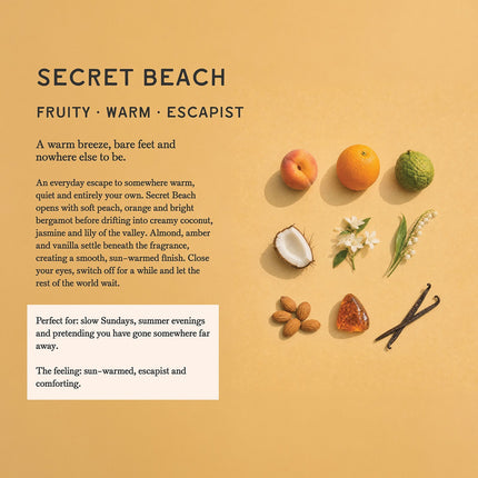 Secret Beach Extra Large Luxury 2 Wick Candle