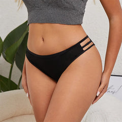 3PC/Set Women Sexy Lace Panties Low Rise Hollow Out Briefs Floral Transparent Underwear for Feamale Elastic Straps Soft Lingerie