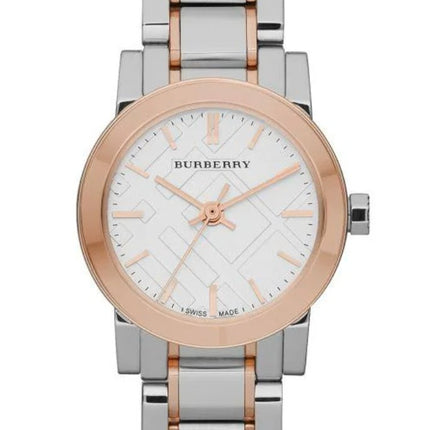 Burberry Ladies Watch The City Two tone Rose Gold 26mm BU9205
