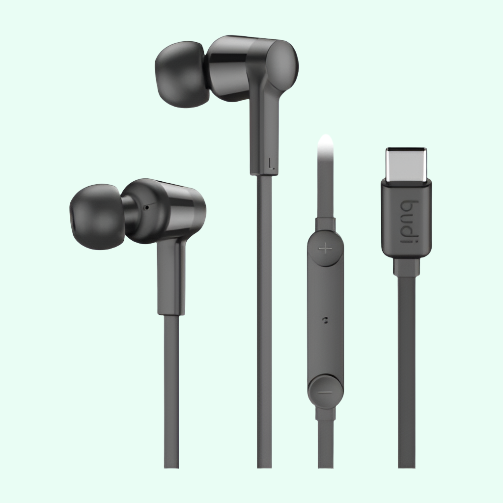 Budi USB C-Connector True Sound Headphones EP35T