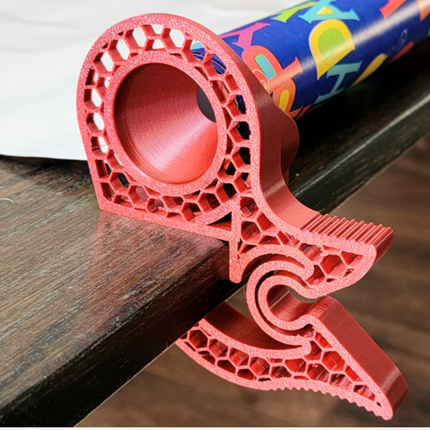 WrapMate™ Tabletop Gift Wrap Clip – Secure Paper Holder for Wrapping Station Setup
