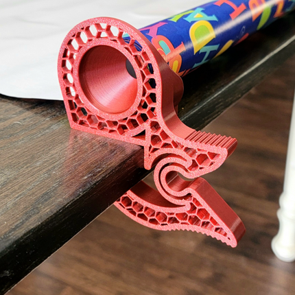 WrapMate™ Tabletop Gift Wrap Clip – Secure Paper Holder for Wrapping Station Setup