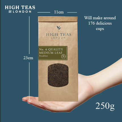 English Breakfast Loose Leaf Tea No.6 - Medium Leaf Black Tea