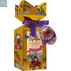 Scrumple Nutty tip top carton of cocoa dusted truffles with toasted hazelnut pieces