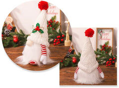 1~4pcs 2024 Christmas Doll Elf Knitted Gnome with Led Night Light Christmas Decorations for Home Xmas Navidad New Year 2025 Gift