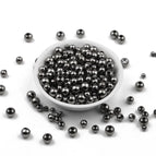 Gun black / 6mm 100pcs