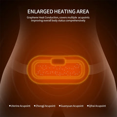 Lady Menstrual Heating Pad Warm Palace Belt Relieve Menstrual Pain Hot Compress Massager Uterus Cold Dysmenorrhea Relieving Belt