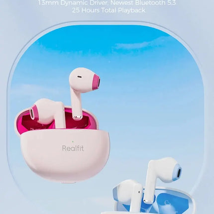 Realfit F2 Bluetooth Earphone Excellent HIFI Quality TWS Wireless Earbuds Wholesale for realme xiaomi