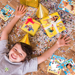 Disney Moana 2 Make a Face Puzzle Stickers Party Favors Gifts DIY Cartoon Sticker Goodie Bag Pinata Fillers Party Decoration