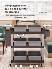 Loading Storage Trolley Cart Tool Service Cart Auxiliary Tool Trolley Carrito De Almacenamiento Con Ruedas Organizer Cart ST042