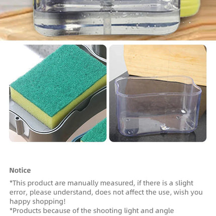 Kitchen Detergent Press Portable Soap Dispenser Pak Clean Cloth Dishwashing Pot Soap Dispenser Cleaning Tool