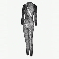 Crotchless Sex Bodysuits Transparent Bodystocking Hollow Bold Body Suit Backless Pantyhose Erotic Costumes Sexy Fishnet Lingerie