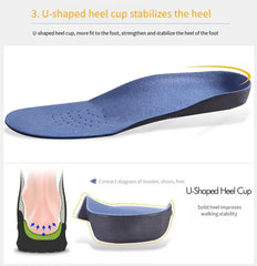 Arch Support Insole for Feet Men Women Orthopedic Insoles for Shoes Comfortable Shock-absorbing Inserts Sport Running Shoe Sole