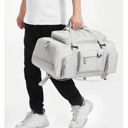 Large Capacity Gym Bag Travel Backpack Wet Dry Separation Shoulder Bags Outdoor Sports Backpacks Yoga Fitness Training Bags Pack