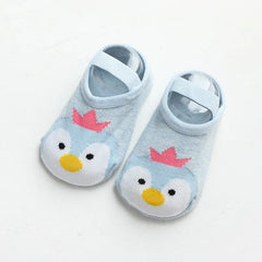 Spring Anti Slip Baby Socks Toddler Kids Floor Socks with Rubber Soles Autumn Newborn Baby Boy Girl Cartoon Cute Ball Warm Socks