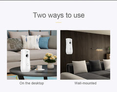 Aerosol Dispenser Air Freshener Fragrance Aerosol Spray Dispenser Car Household Wall-mounted Automatic Adjustable Aroma Diffuser