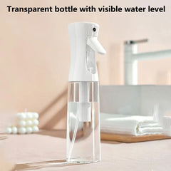 200ml/300ml/500ml High Pressure Continuous Spray Bottle Hair Care Makeup Water Replenishing Spray Bottle Press Mist Spray Bottle