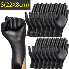 Disposable Gloves Nitrile Gloves Kitchen Black Home Cooking knit reel Tools Tattoo Washing Car Household Cleaning Work Gloves