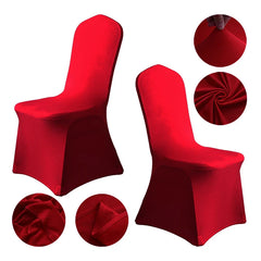 Black Extra Thicker Spandex Chair Covers For Wedding Events Party Decoration High Quality Stretch Elastic