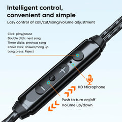 OLAF 3.5mm Jack Type C Plug Wired Headphones HIFI Bass Earphone in-Ear Headset Gamer Handsfree Earbuds For Xiaomi Huawei Samsung