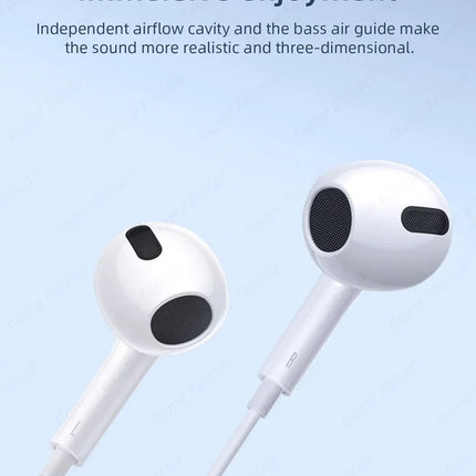 Type C Wired Earphones For Apple iPhone 15 Pro Max In-Ear With Microphone For Sumsung Onepuls Xiaomi Redmi Huawei USB C Earpbuds