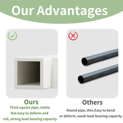 93 Inch Heavy Duty Wedding Arch Garden Plant Archway Backdrop Stand for Outdoor Party Ceremony