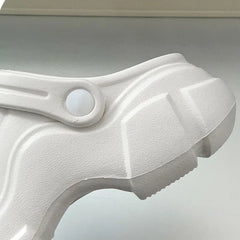 Children's Slippers for Home Black White Versatile Girls Summer EVA Outdoor Beach Slippers Fashion Elegant Kids Princess Shoes