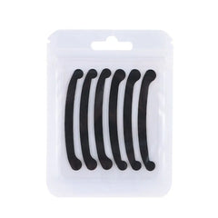 6Pcs Eyelashes Lifting Silicone Stripe Reusable Eye Lashes Lifting Curler Pad Perm Ribbon Eyelash Extension Supplies Makeup Tool