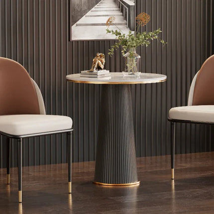 Dining Chairs Set of 2, Faux Leather Dining Chairs Upholstered Padded Modern Dining Room Chairs Back Wood Kitchen Make Up Chairs