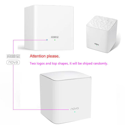 Tenda Nova Mesh WiFi System (MW3)-Up to 3500 sq.ft. Whole Home Coverage WiFi Router and Extender Replacement AC1200 Mesh Router