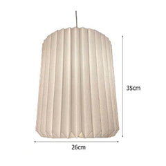 Nordic Creative Paper Lamp Cover Origami Lantern Hanging Lampshade Foldable Hanging Pendant Light Art Living Room Decoration