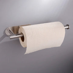 Adhesive Toilet Roll Paper Holder Organizer Wall Mount Storage Stand Kitchen Bathroom No Drill Tissue Towel Dispenser Stainless