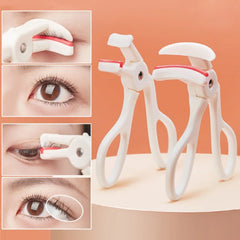 Natural Effect Eyelash Curler Cosmetic Tool Clip Silicone Pads Lash Curling Curler Eye Makeup Tools Eyelash Lift Tool