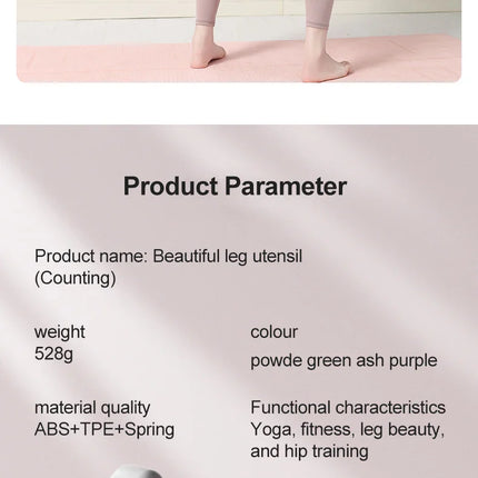 Women Postpartum Repair Pelvic Floor Muscle Leg Clamps Trainer LED Counted Exerciser Beauty Leg Convenient Fitness Equipment