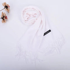 Leather Powder Autumn and Winter New Solid Color Scarves Wholesale for Men and Women 120g Single Color Headband Shawl