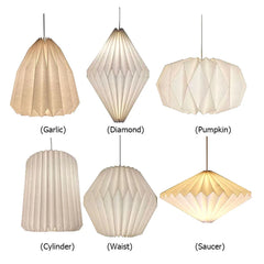 1PC Creative Origami Ceiling Lamp Shade Living Room Restaurant Cafe Hanging Lamp Cover Nordic Style Lampshade Bedroom Decoration